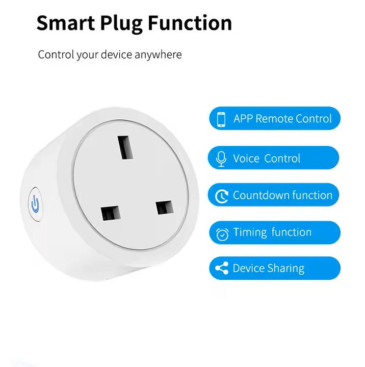 WiFi UK Smart Wall Outlet Socket