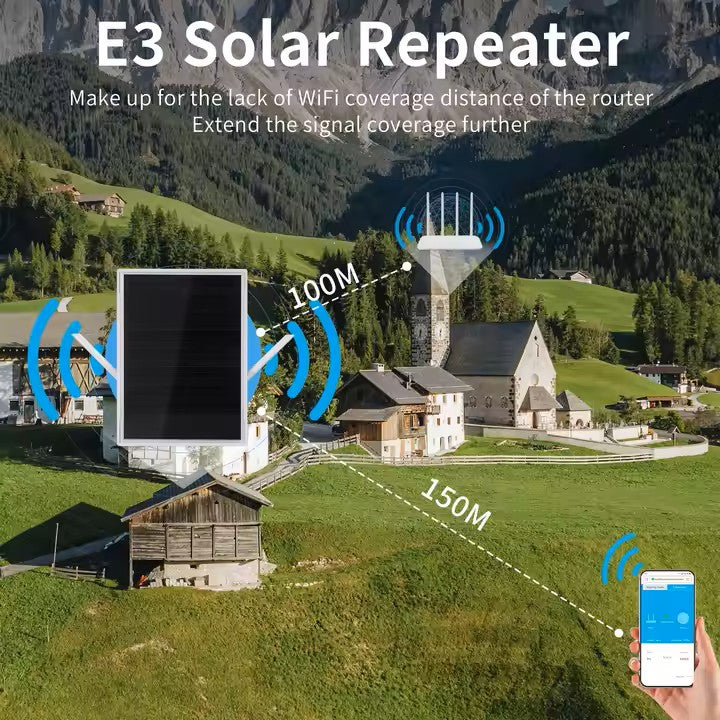 15W Solar Powered Wi-Fi Range Extender