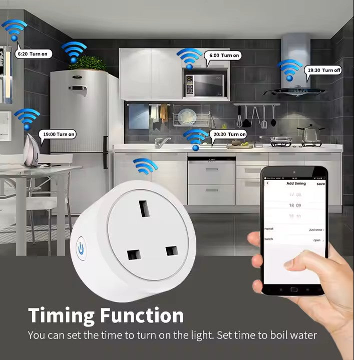 WiFi UK Smart Wall Outlet Socket