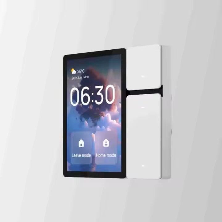 Smart Mini Control Panel – Scene, 3-Gang Relay & IR